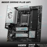 MSI B650M GAMING PLUS WIFI – Scheda Madre Micro-ATX, Socket AM5, DDR5, PCIe 4.0, USB 3.1, Wi-Fi 6E, LAN 2.5G, Bluetooth 5.3 [911-7E24-008] - immagine 2