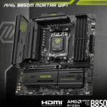 MSI MAG B850M MORTAR WIFI – Scheda Madre Micro-ATX, Socket AM5, DDR5, PCIe 5.0, USB 3.2, Wi-Fi 7, LAN 5G, Bluetooth 5.4 [911-7E61-001] - immagine 2