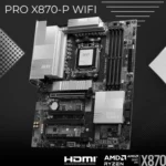 MSI PRO X870-P WIFI – Scheda Madre ATX, Socket AM5, DDR5, PCIe 5.0, USB4, Wi-Fi 7, LAN 5G, Bluetooth 5.4 [7E47-001R] - immagine 2