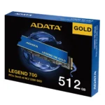 ADATA LEGEND 700 GOLD – SSD M.2 2280 NVMe PCIe Gen3 x4 per Creator, Gaming, fino a 2.000 MB/s Lettura, 1.600 MB/s Scrittura - immagine 2
