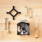 Amazon Basics Ventola Raffreddamento CPU – Dissipatore ad Aria con 4 Heat Pipes Direct Contact e LED RGB PWM - immagine 8