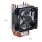 Amazon Basics Ventola Raffreddamento CPU – Dissipatore ad Aria con 4 Heat Pipes Direct Contact e LED RGB PWM - immagine 9