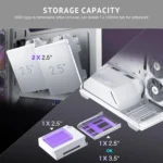 Antec C3 ARGB WHITE – Mid Tower Gaming Case Panoramico con 4 Ventole ARGB Preinstallate - immagine 13