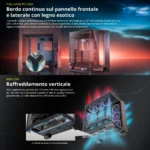 Antec C8 Black – Full Tower PC Case con Vetro Temperato, Dual Chamber, Supporto GPU fino a 440mm e Radiatori 360mm - immagine 3