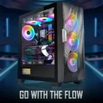 Antec DF700 FLUX – Mid Tower Gaming Case con piattaforma F-LUX e 5 ventole incluse - immagine 2