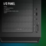 Antec NX416L – Case Gaming Mid Tower, 3 Ventole ARGB Preinstallate, Pannello in Vetro Temperato, Supporto Radiatore 240 mm - immagine 10