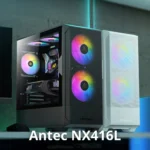 Antec NX416L – Case Gaming Mid Tower, 3 Ventole ARGB Preinstallate, Pannello in Vetro Temperato, Supporto Radiatore 240 mm - immagine 2