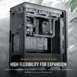 Antec P20C – Mid Tower E-ATX Gaming Case con Pannello Mesh, 3 Ventole PWM Preinstallate e Supporto Radiatori 360mm - immagine 7