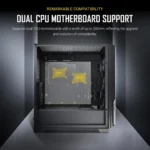 Antec P20C – Mid Tower E-ATX Gaming Case con Pannello Mesh, 3 Ventole PWM Preinstallate e Supporto Radiatori 360mm - immagine 6