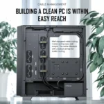 Antec P20C – Mid Tower E-ATX Gaming Case con Pannello Mesh, 3 Ventole PWM Preinstallate e Supporto Radiatori 360mm - immagine 5