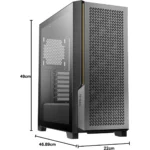 Antec P20C – Mid Tower E-ATX Gaming Case con Pannello Mesh, 3 Ventole PWM Preinstallate e Supporto Radiatori 360mm - immagine 10