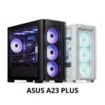 ASUS A23 PLUS – Case Mid Tower, Micro-ATX, 4 Ventole ARGB, Supporto Connettori Nascosti e Radiatori 360 mm - immagine 2