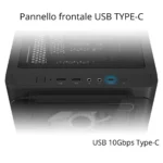 ASUS A23 PLUS – Case Mid Tower, Micro-ATX, 4 Ventole ARGB, Supporto Connettori Nascosti e Radiatori 360 mm - immagine 9