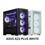 ASUS A23 PLUS WHITE – Case Mid Tower, Micro-ATX, 4 Ventole ARGB, Supporto Connettori Nascosti e Radiatori 360 mm - immagine 2