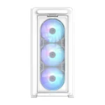 ASUS A23 PLUS WHITE – Case Mid Tower, Micro-ATX, 4 Ventole ARGB, Supporto Connettori Nascosti e Radiatori 360 mm - immagine 3