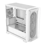 ASUS A23 PLUS WHITE – Case Mid Tower, Micro-ATX, 4 Ventole ARGB, Supporto Connettori Nascosti e Radiatori 360 mm - immagine 7