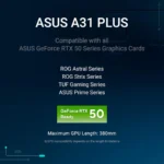 ASUS A31 PLUS WHITE – Case ATX Mid Tower con connettori nascosti e 4 ventole ARGB preinstallate - immagine 3