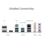 ASUS PRIME B760M-A WIFI D4 – Scheda Madre Micro-ATX, Socket LGA 1700, DDR4, PCIe 4.0, USB 3.2, LAN 2.5G, Wi-Fi 6, Bluetooth 5.2, Aura Sync [90MB1CX0-M1EAY0] - immagine 7