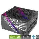ASUS ROG STRIX 1000W Platinum - Alimentatore 1000W, 80 PLUS Platinum, Cybenetics A+, ATX 3.1, PCIe 5.1, Modulare