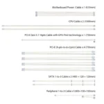 ASUS ROG Strix 1000W Platinum White Edition - Alimentatore 1000W, 80 PLUS Platinum, Cybenetics A+, ATX 3.1, PCIe 5.1, Modulare - immagine 10