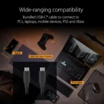 ASUS TUF Gaming A1 – Enclosure SSD M.2 NVMe e SATA USB-C 10Gbps IP68 Rugged - immagine 12