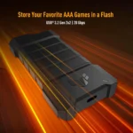 ASUS TUF Gaming A2 – Enclosure SSD M.2 NVMe e SATA USB-C 20Gbps IP68 Rugged - immagine 11