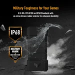 ASUS TUF Gaming A2 – Enclosure SSD M.2 NVMe e SATA USB-C 20Gbps IP68 Rugged - immagine 13