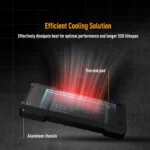 ASUS TUF Gaming A2 – Enclosure SSD M.2 NVMe e SATA USB-C 20Gbps IP68 Rugged - immagine 14