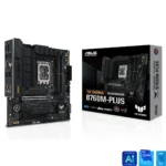 ASUS TUF GAMING B760M-PLUS – Scheda Madre Micro-ATX, Socket LGA 1700, DDR5, PCIe 5.0, USB 3.2, LAN 2.5G, Aura Sync [90MB1ES0-M1EAY0]