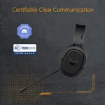 ASUS TUF Gaming H1 Wireless – Cuffie Gaming Wireless 2.4 GHz con Surround 7.1, Driver Essence 40mm, Microfono Certificato Discord/TeamSpeak - immagine 6