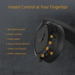 ASUS TUF Gaming H1 Wireless – Cuffie Gaming Wireless 2.4 GHz con Surround 7.1, Driver Essence 40mm, Microfono Certificato Discord/TeamSpeak - immagine 7