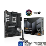 ASUS TUF GAMING X870-PLUS WIFI – Scheda Madre AM5 ATX con PCIe 5.0, DDR5, USB4, WiFi 7 e Aura Sync