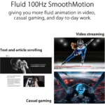 ASUS VA24EHFR - Monitor Eye Care Gaming 23.8", Full HD, 100Hz, 1ms, IPS, Low Blue Light, Adaptive-Sync - immagine 3