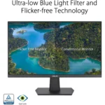 ASUS VA24EHFR - Monitor Eye Care Gaming 23.8", Full HD, 100Hz, 1ms, IPS, Low Blue Light, Adaptive-Sync - immagine 4