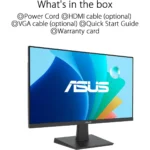 ASUS VA24EHFR - Monitor Eye Care Gaming 23.8", Full HD, 100Hz, 1ms, IPS, Low Blue Light, Adaptive-Sync - immagine 7