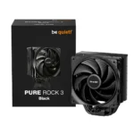 be quiet! Pure Rock 3 Black – Dissipatore CPU ad Aria 190W TDP con Ventola Pure Wings 3 da 120 mm - immagine 2