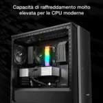 be quiet! Pure Rock 3 Black – Dissipatore CPU ad Aria 190W TDP con Ventola Pure Wings 3 da 120 mm - immagine 3