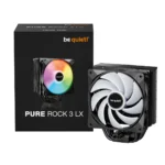be quiet! Pure Rock 3 LX – Dissipatore CPU ad Aria 190W TDP con Ventola Light Wings LX 120mm PWM ARGB - immagine 2