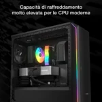 be quiet! Pure Rock 3 LX – Dissipatore CPU ad Aria 190W TDP con Ventola Light Wings LX 120mm PWM ARGB - immagine 3