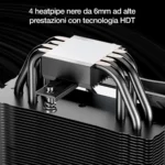 be quiet! Pure Rock 3 LX – Dissipatore CPU ad Aria 190W TDP con Ventola Light Wings LX 120mm PWM ARGB - immagine 5