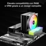 be quiet! Pure Rock 3 LX – Dissipatore CPU ad Aria 190W TDP con Ventola Light Wings LX 120mm PWM ARGB - immagine 7