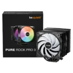be quiet! Pure Rock Pro 3 LX – Dissipatore CPU ad Aria Double-Tower da 250W TDP con 2 Ventole Light Wings LX ARGB - immagine 2