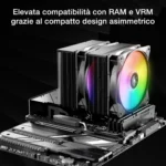 be quiet! Pure Rock Pro 3 LX – Dissipatore CPU ad Aria Double-Tower da 250W TDP con 2 Ventole Light Wings LX ARGB - immagine 7