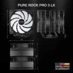 be quiet! Pure Rock Pro 3 LX – Dissipatore CPU ad Aria Double-Tower da 250W TDP con 2 Ventole Light Wings LX ARGB - immagine 8