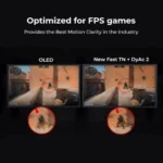 BenQ ZOWIE XL2566X+ – Monitor Gaming Esports 24.1”~24.5”, FHD, New Fast TN, 400Hz, DyAc 2 - immagine 5