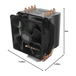 Cooler Master Hyper H412R – Dissipatore CPU ad Aria Compatto con 4 Heat Pipes a Contatto Diretto - immagine 5