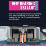 Cooler Master SickleFlow 120 ARGB Reverse Edition – Ventola Case 120mm PWM ARGB Inversa - immagine 9