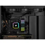Corsair iCUE H150i RGB ELITE – Dissipatore a liquido AIO 360mm con AF ELITE, Coldplate in Rame e Integrazione iCUE - immagine 2