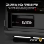 Corsair RM1000e - Alimentatore 1000W, 80 PLUS Gold, Cybenetics Platinum/A-, ATX 3.1, PCIe 5.1, Modulare - immagine 4