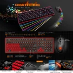 COUGAR Deathfire – Combo Gaming Tastiera Layout Italiano + Mouse con Retroilluminazione 7 Colori - immagine 3